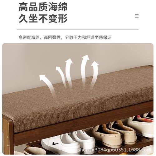 挂衣架落地卧室进门口玄关组合衣帽架衣架子多功能一体凳简易换鞋