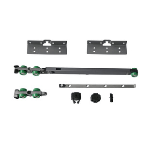 18板无下轨衣柜吊滑轨道电视柜缓冲木门吊趟推拉移门滑轨五金配件