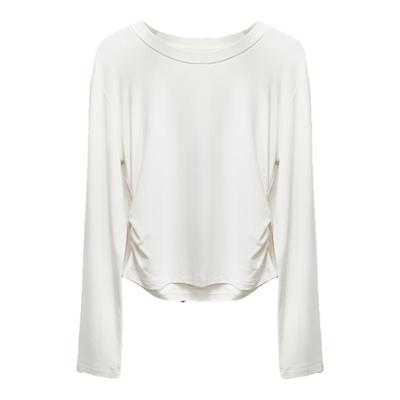 班尼路时尚修身显瘦长袖T恤女