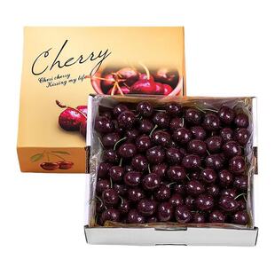 空运桑提娜4JD黑智利车厘子新鲜水果5斤特大果进口包邮礼盒现货