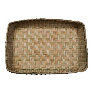 老疯杨竹编宠物狗窝床可水洗方形狗窝夏季竹编四季通用网红宠物狗