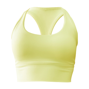 蓝小可Blue背心式运动内衣瑜伽服防震聚拢遮副乳工字跑步健身文胸