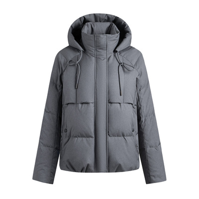 Navigare意大利小帆船短款羽绒服女士2025秋冬新款休闲白鸭绒外套