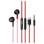 联想有线耳机半入耳式电竞游戏三角洲专用带麦type-c接口圆孔降噪