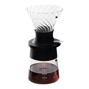 koonan玻璃聪明杯 手冲咖啡滤杯咖啡分享壶浸泡咖啡过滤器具套装