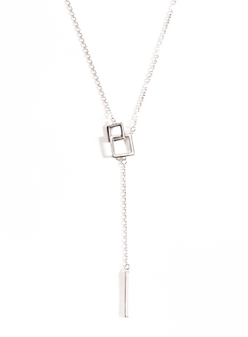 银奥925纯银十字链女项链