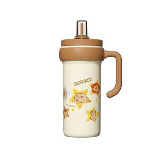 贝十八卡皮巴拉700ml大容量冰霸杯女生316不锈钢保温杯吸管水杯