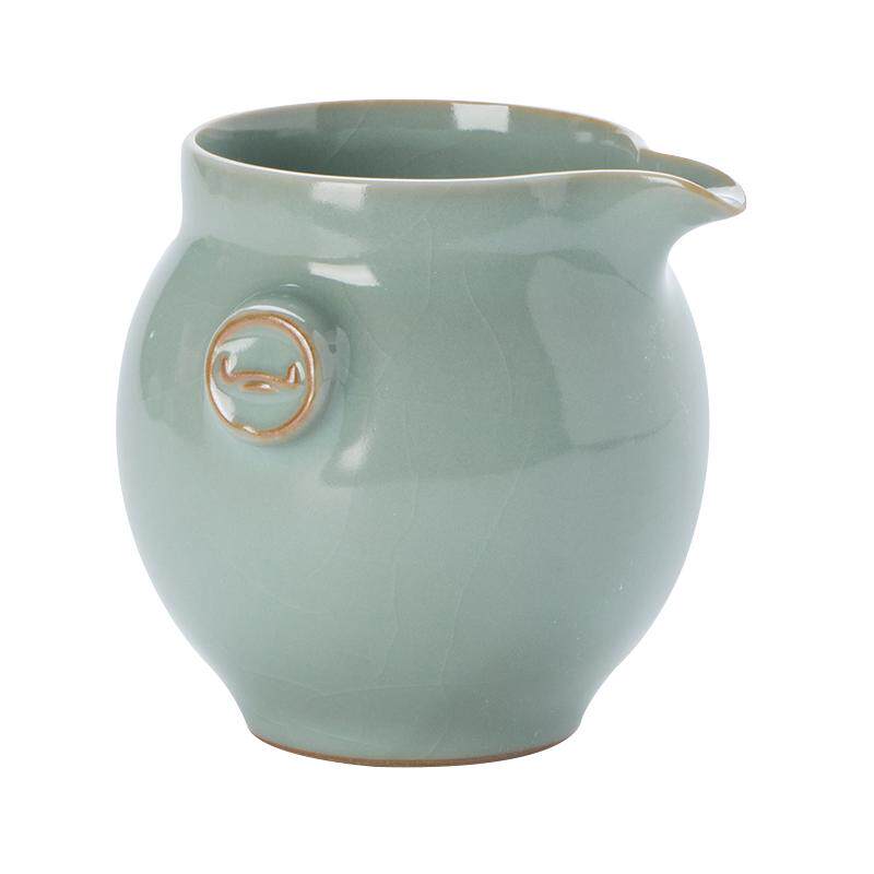 问鼎汝窑鼎青正则茶海分茶器公杯