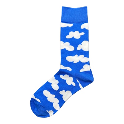 happysocks袜子纯棉女彩色中筒袜