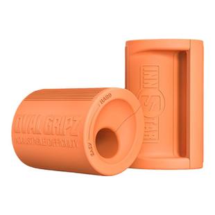 手臂训练小前臂力量健身配件杠铃哑铃加粗握力器硅胶把套辅助神器