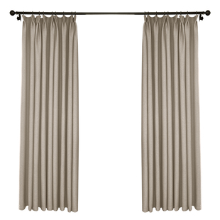 100全遮光隔音隔热窗帘卧室客厅轻奢ins风高级灰加厚遮阳布新款