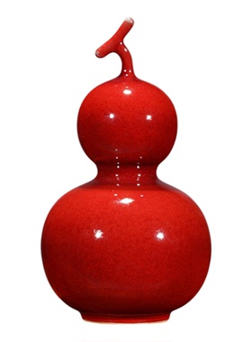 钧瓷福禄摆件桌面玄关摆放高级感