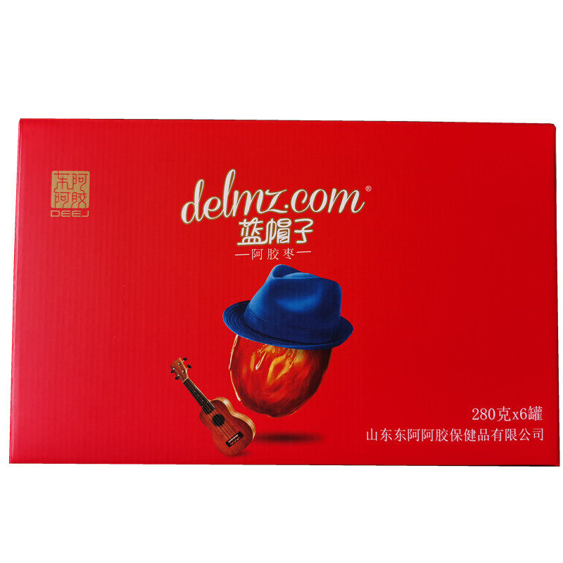 东阿阿胶蓝帽子礼盒装280g*6罐