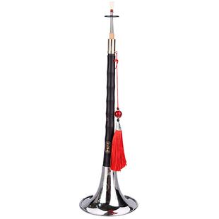 宏艺凤鸣专业黑檀乌木唢呐乐器全套D调专业精品中国民族风吹成人