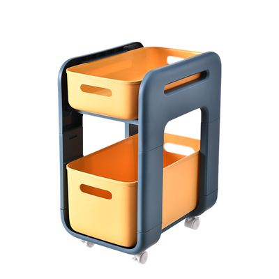 家用儿童玩具收纳箱滑轮高窄型