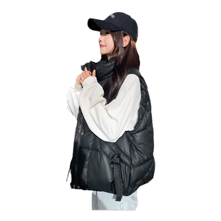 棉马甲女款2025年新款秋冬季外套女装外穿马夹薄款背心小个子上衣