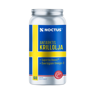瑞典noctus纯南极浓缩磷虾油软胶囊omega-3鱼油升级含磷脂虾青素