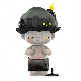 POPMART泡泡玛特 JUST DIMOO雷阵雨400%潮玩摆件大娃MEGA珍藏手办