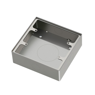 不锈钢120型面板电源开关插座 120*120暗盒底盒开关插座接线盒