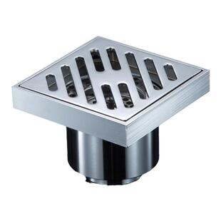 返必克75管专用地漏全铜防臭磁悬浮防返水卫生间淋浴铜芯方形防虫