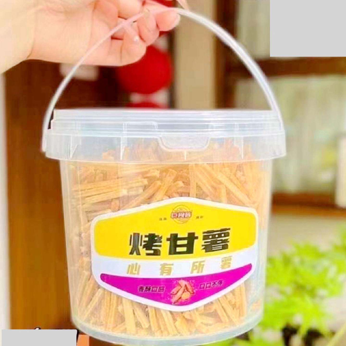 巨食阵烤甘薯280g桶装膨化食品酥脆小薯条休闲怀旧小吃网红零食