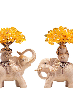 乔迁新居礼物新中式客厅摆件装饰