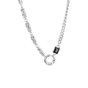 秋冬毛衣链轻奢小众设计项链女2026新款爆款高级感钛钢嘻哈配饰男