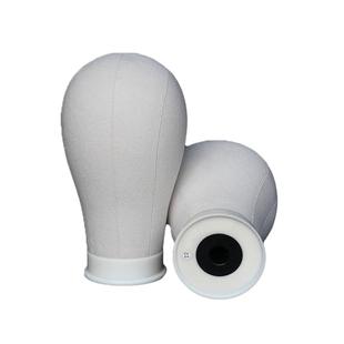 头模假发支架护理假发造型可插针包布模特头帆布头模型头假发放置