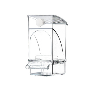 鹦鹉食盒新款自动鸟喂食器小鸟下料谷壳分离虎皮牡丹防溅喂鸟神器