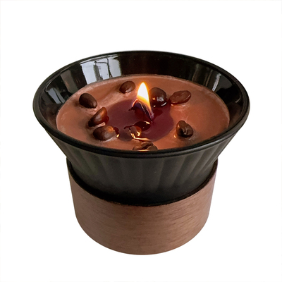 咖啡香薰蜡烛礼盒送火柴醇香浓郁