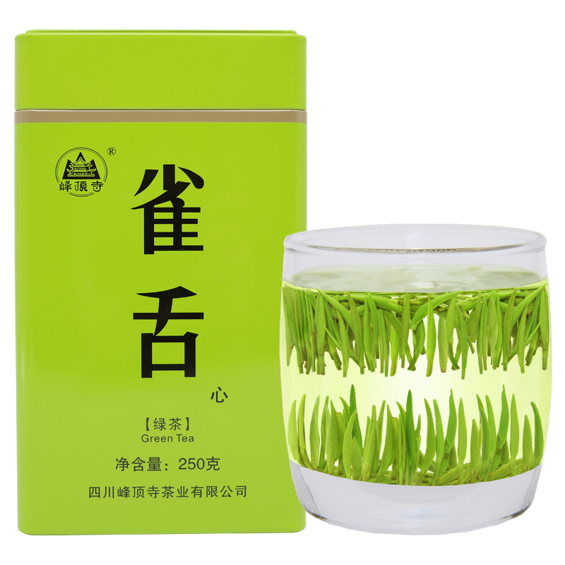 雀舌绿茶2025新茶四川明前特级毛尖嫩芽高山云雾春茶叶自己喝250g