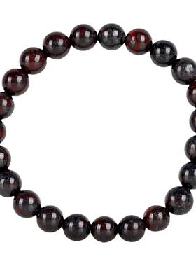 西域天星陨石火星黑红款手串礼物