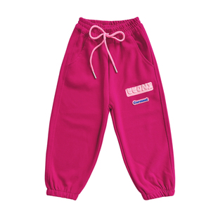 女童春装裤子春秋款2026新款休闲裤女宝宝童裤儿童装春装女孩长裤