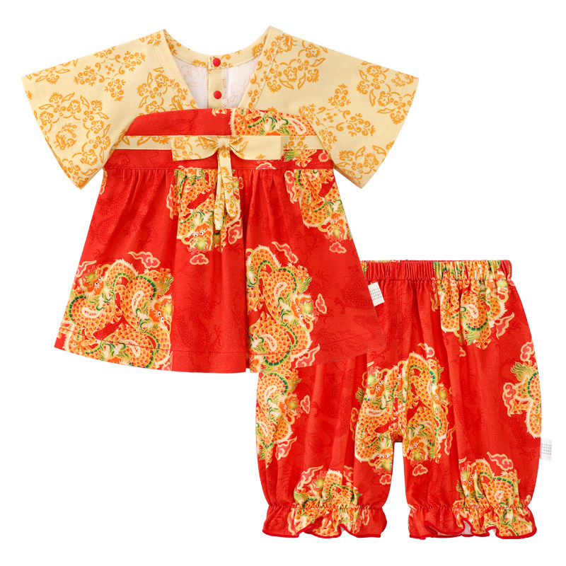 龙喜年2026夏女宝中国风汉服套装