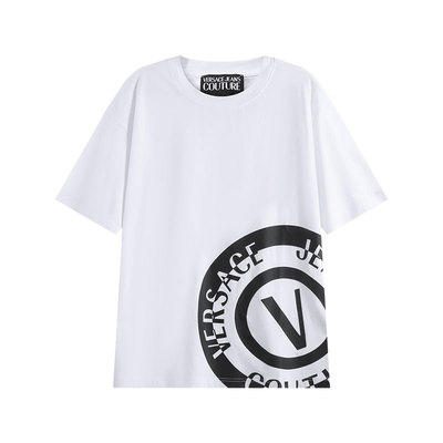 VJC范思哲宽松版型圆领短袖T恤