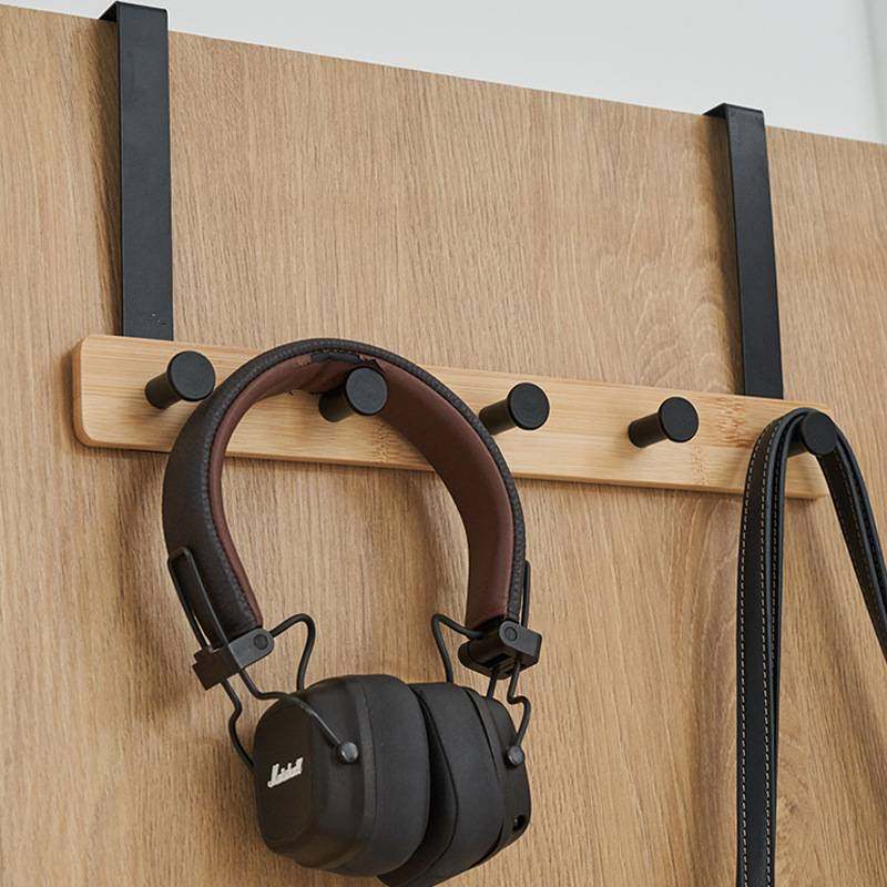 门后挂钩免打孔挂衣架挂架挂衣钩收纳入户门式壁挂门架背卧室