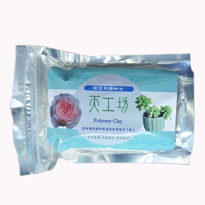 天工半透明树脂粘土冷瓷面包diy