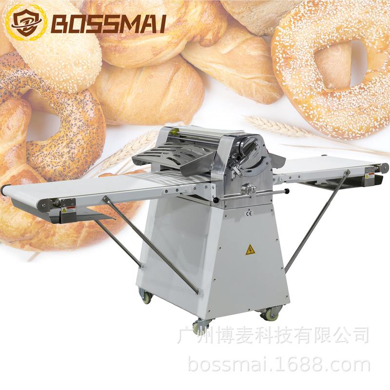 博麦台式开酥机650立式酥皮机蛋挞面团压面机起酥机dough sheeter