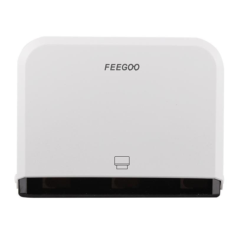 FEEGOO酒店卫生间擦手纸盒挂壁式厕所擦手纸巾盒免打孔抹手纸巾架