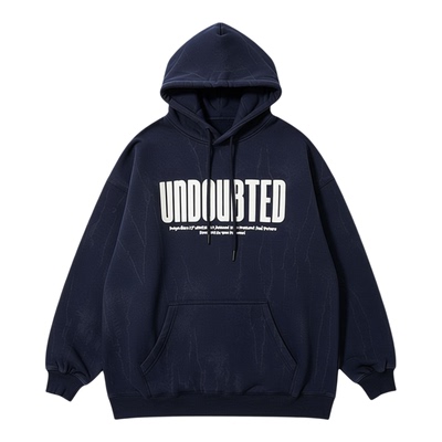 重磅潮牌加绒卫衣男款复古上衣冬