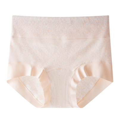 A类棉女士高腰平角纯棉内裤