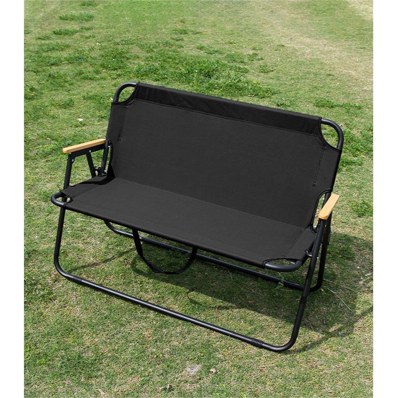 双人克米特折叠椅室内户外休闲椅靠背懒人椅露营地风网红烧烤椅子