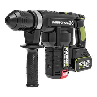 威克士28mm锂电无刷电锤WU399重工程专用无线充电电捶电动工具