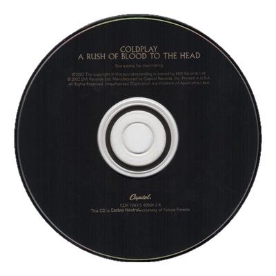 欧版进口CD酷玩乐队Coldplay专辑A Rush Of Blood To The Head