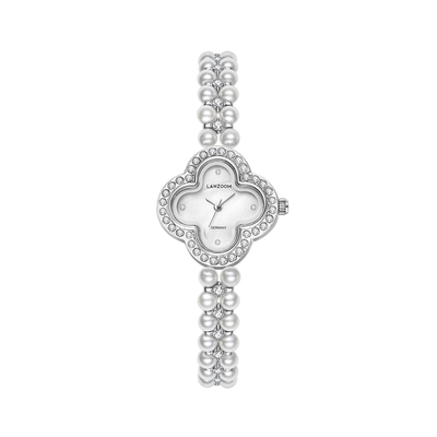 【新品】德国LANZOOM蓝族祈福四叶草女士手表女款轻奢小众送女友