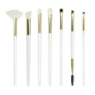 7支眼部套装晕染眼影刷鼻影铺色高光刷羊毛 沧州青县纯白色化妆刷