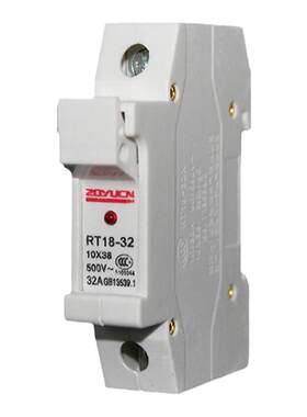 熔断器底座保险丝座RT18-32X/63X 1P 2P 3P 4P带灯500V32A 63A