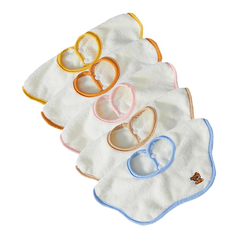 婴儿口水巾围嘴新生儿围兜防水防吐奶垫宝宝吃饭专用可旋转围嘴巾