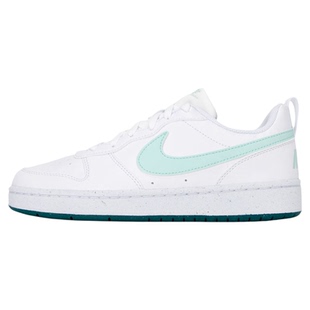 耐克官方舰店女鞋 2025秋季新款复古经典大童鞋白绿休闲鞋板鞋女