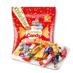 俄罗斯进口食品巧克力糖果零食喜糖高端网红爆款送礼盒年货糖果